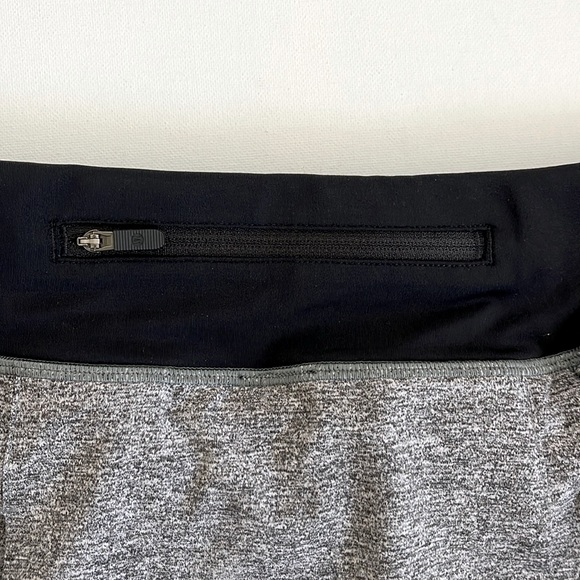 Lululemon Athletica Pace Rival Skirt Heather Gray Black 10 Tall - Picture 4 of 11